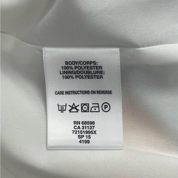 DKNYC Asymmetrical Watercolor Wrap Skirt in Orange, Gray & Yellow Sz 6 NWT - Picture 10 of 17